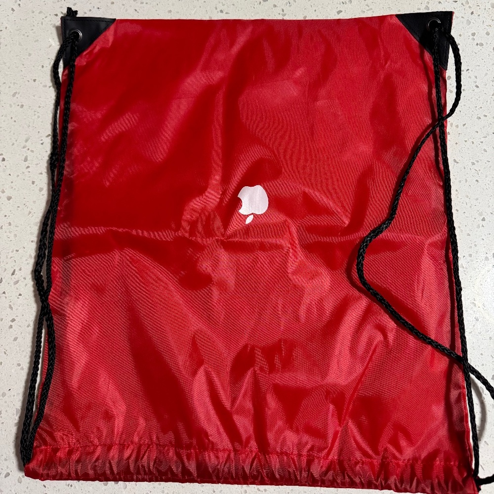 NWOT Apple Employee Swag Drawstring Bag
